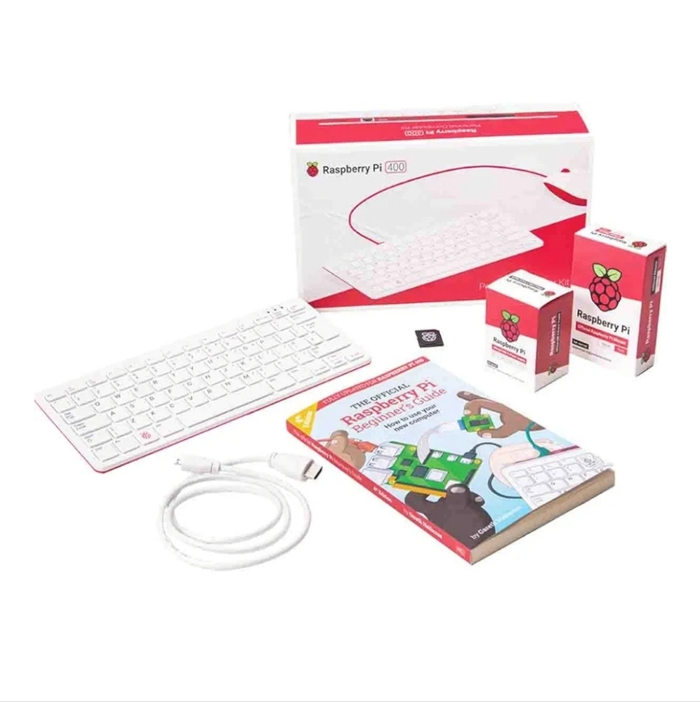Raspberry Pi 400 Computer Kit US Keyboard Layout - 16 GB